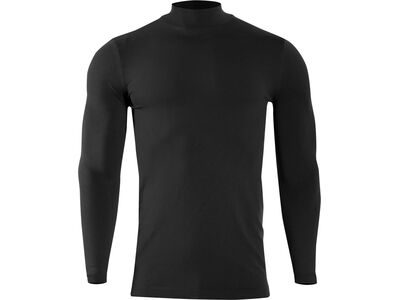 Iron-ic Cashmere Shirt with High Collar and Long Sleeves - Man, black