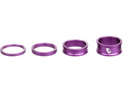 Wolf Tooth Precision Headset Spacers - 3/5/10/15 mm Kit, lila