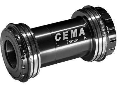 CEMA PF30 Interlock Shimano - Edelstahl black