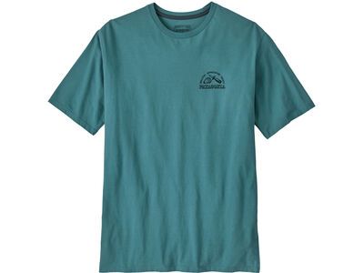 Patagonia Men's Aquatic Action Organic T-Shirt Shellfish Society wetland blue