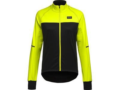 GOREWEAR Phantom Windstopper Jacke Damen black/neon yellow