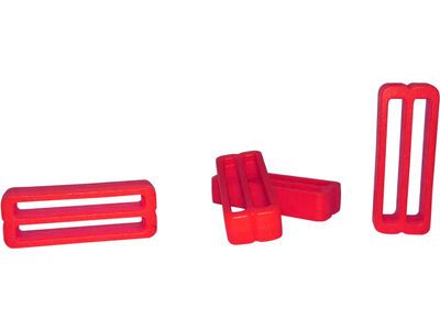 Fixplus Strapkeeper für 2,3 cm Straps - 4 Stück red