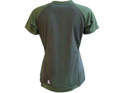 Zimtstern PureFlowz Shirt SS Women’s, forest night/bronze green - Bild 2