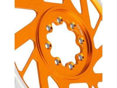 Burgtec 3 mm Offset Thick Thin Chainring SRAM 8-Bolt, iron bro orange - Bild 11