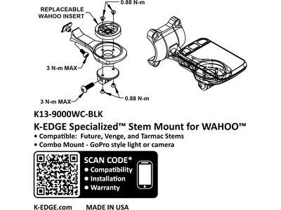 K-Edge Specialized Future Mount Wahoo Combo, black - Bild 5