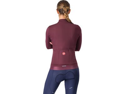 Castelli Espresso Thermal W Jersey, deep bordeaux - Bild 2