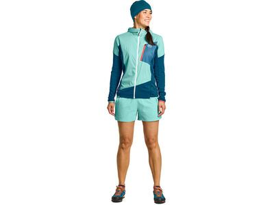 Ortovox Merino Fleece Light Grid Headband, petrol blue - Bild 4