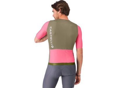 Castelli Corretto Jersey, elmwood/rosa giro-white - Bild 2