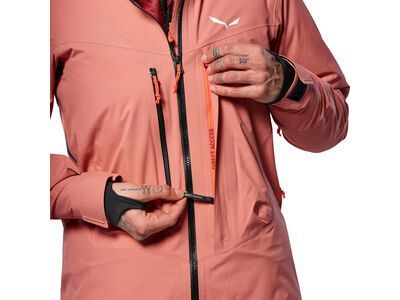 Salewa Sella 3 Layers Powertex Hardshell Jacke Damen, desert pink - Bild 8