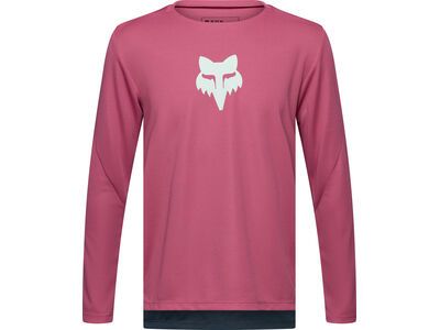 Fox Youth Defend Long Sleeve Jersey Fox Head berry