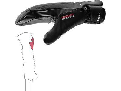 Leki Cerro 3D Women Mitt, black - Bild 3