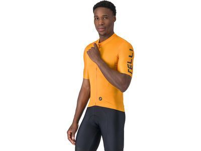 Castelli Entrata Apex Jersey, vivid orange/twilight blue - Bild 2