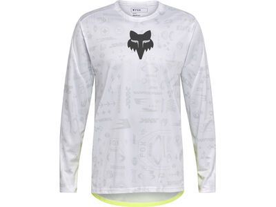 Fox Ranger LS Jersey Lunar, white
