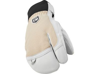 Hestra Army Leather Patrol 3 Finger, beige - Bild 3