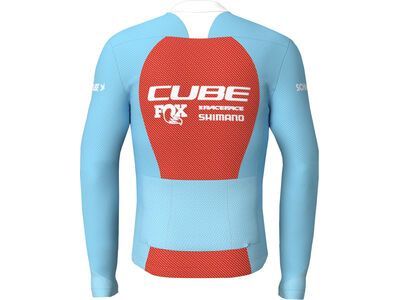 Cube Road/XC Trikot X Factory Racing langarm, blue´n´orange - Bild 2