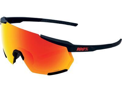 100% Racetrap 3.0 - HIPER Red ML Mirror, soft tact black