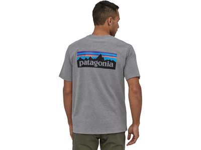 Patagonia Men's P-6 Logo Responsibili-Tee, gravel heather - Bild 4