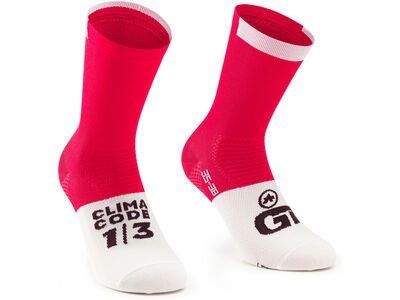 Assos GT Socks C2, lunar red
