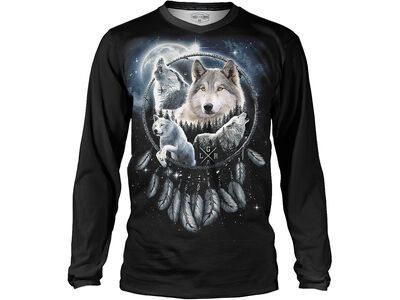 Loose Riders Cult of Shred Jersey LS Dreamcatcher, black