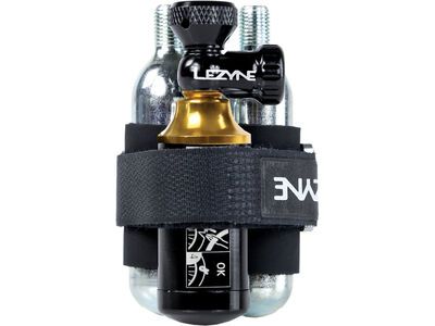 Lezyne Tubeless CO2 Blaster 2x 20 g black/gold