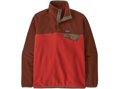 Patagonia Men's Lightweight Synchilla Snap-T Pullover, amanita red
