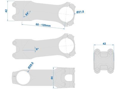 Ritchey WCS Toyon Stem ±6°, blatte - Bild 5