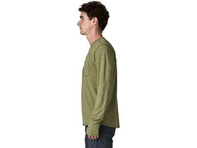 Patagonia Men's Long-Sleeved Capilene Cool Sun Shirt, caper green/buckhorn green x-dye - Bild 2