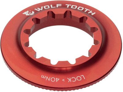 Wolf Tooth Centerlock Rotor Lockring - Innenverzahnung red