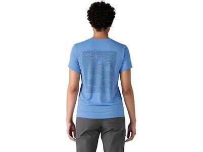 Patagonia Women's Capilene Cool Daily Graphic Shirt, abundant blue x-dye - Bild 4