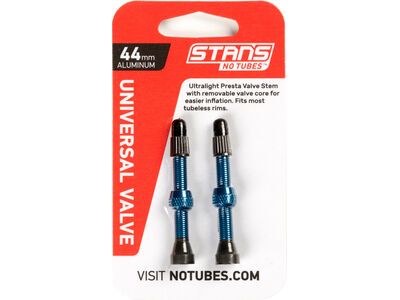 Stan's NoTubes Universal Alloy Valve - 44 mm, blue - Bild 2