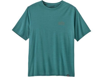 Patagonia Men's Capilene Cool Daily Graphic Shirt Strataspire, wetland blue x-dye