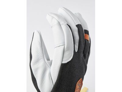 Hestra Army Leather Patrol Gauntlet 5 Finger, charcoal - Bild 9