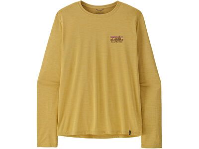 Patagonia Men's Long-Sleeved Capilene Cool Daily Shirt - '73 Skyline limestone yellow/light limestone yellow x-dye