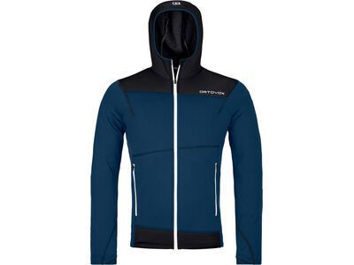 Ortovox Merino Fleece Light Hoody M, deep ocean