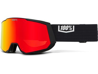 100% Snowcraft XL - HiPER Vermillion w/Red ML Mi essential black