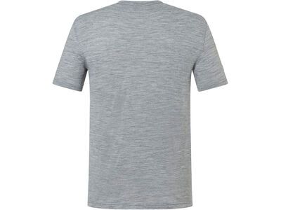 super.natural Grid Logo Tee Herren, cashmere grey melange/aspen gold - Bild 2