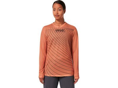 Oakley Wmns Factory Pilot RC LS Jersey, soft orange - Bild 4