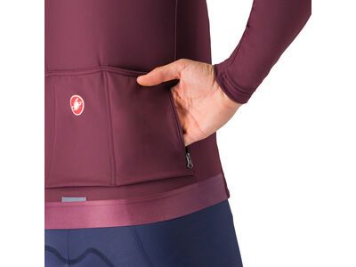 Castelli Espresso Thermal Jersey, deep bordeaux - Bild 4