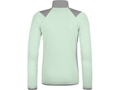 Ortovox Merino Fleece Grid Jacket W, green acid - Bild 2