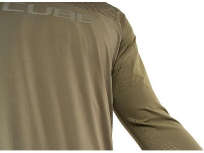 Cube MTB Rundhalstrikot Pro TM langarm, olive - Bild 4