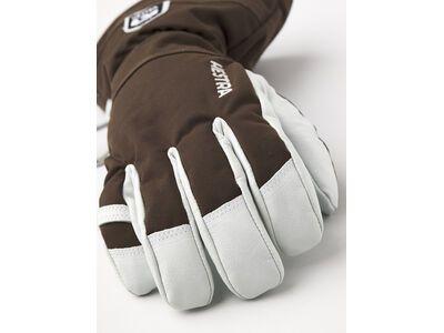 Hestra Army Leather Heli Ski 5 Finger, espresso - Bild 2