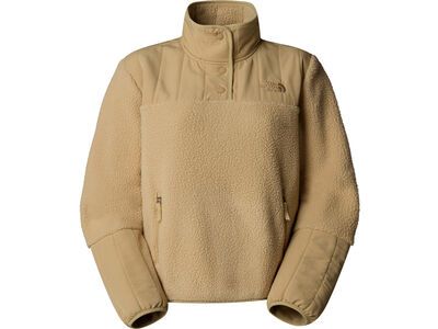 The North Face Women’s Cragmont Fleece 1/4 Snap, khaki stone