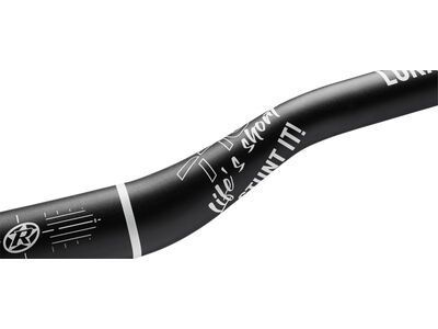Reverse Lukas Knopf Riser Bar - 25 / 770 mm, black/white - Bild 3