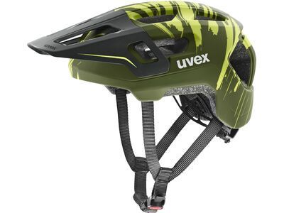 uvex react jr. fullface, dark olive matt - Bild 2