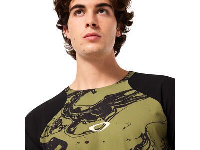 Oakley Seeker Airline SS Jersey, duality swirl green/black - Bild 8