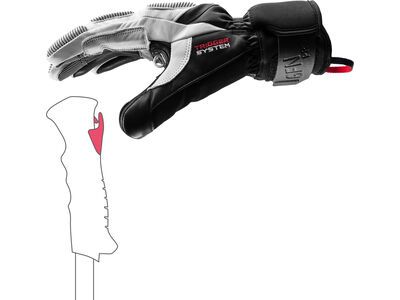 Leki Griffin Pro 3D, white-black - Bild 4