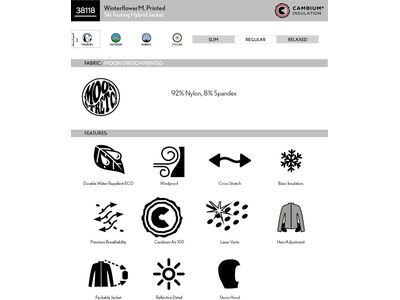 Maloja WinterflowerM. Printed, glacier milk sundry - Bild 4