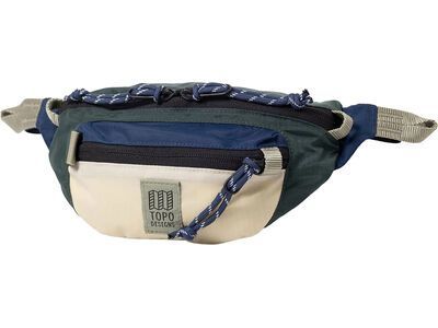 Topo Designs Mountain Waist Pack 1L forest/bone white