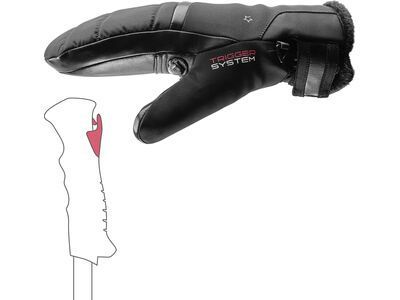 Leki Snowfox 3D Women Mitt, black - Bild 3