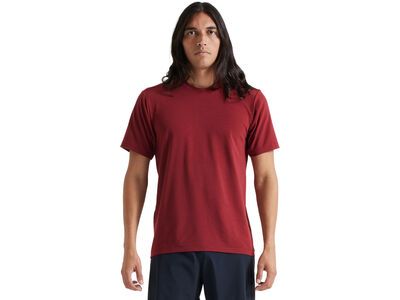 Specialized Men's Trail Short Sleeve Jersey garnet red